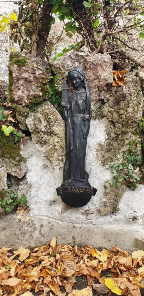 Освящение статуи святой Варвары