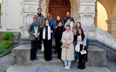 Future art historians visit the church