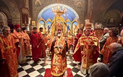 Празднование дня покровителя церкви Святой Варвары